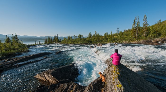 Storfossen i Børgefjell, Røyrvik Fosser i Trøndelag.