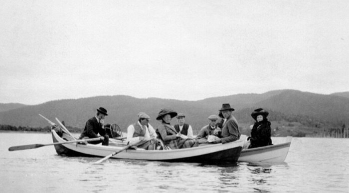 Lakselorder på Namsen. Foto: Namdalsmuseet