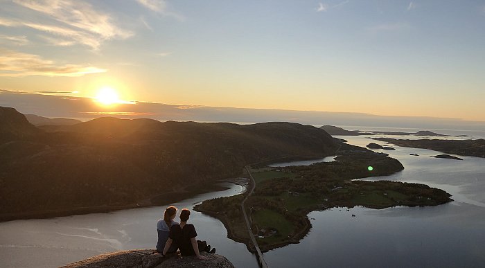 Storfjellet, en av flere ting å gjøre i Flatanger. . Foto: Bente Snildal